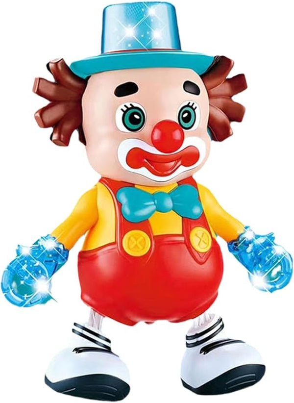 Electric Dancing Clown Doll Toy with Music and Lights – Kids