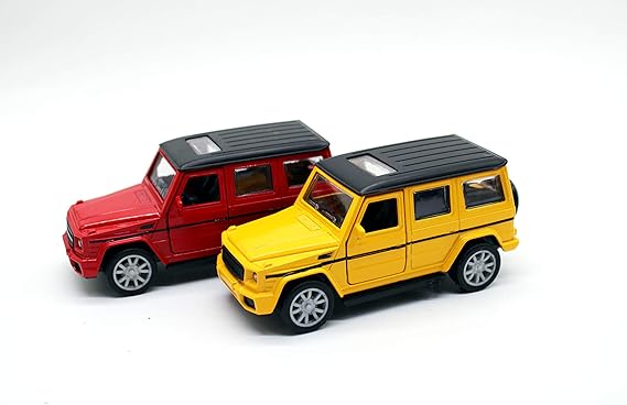 Mercedes Benz-AMG Yellow Metal SUV Toy Car for Kids