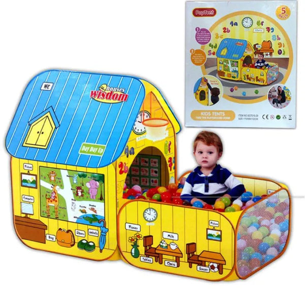 Wisdom House Yellow Baby Pop-Up Tent Playhouse for Kids